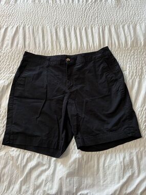Old Navy High-Rise Black Chino Shorts